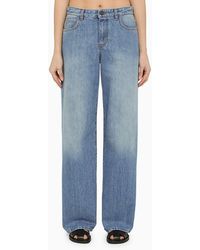 The Row - Washed Denim Jeans - Lyst