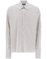 Dolce & Gabbana - "Oversized Striped Poplin Shirt - Lyst