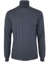 FILIPPO DE LAURENTIIS - Royal Merino Long Sleeves Turtle Neck Sweater - Lyst