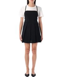 Low Classic - Pleated Mini Dress - Lyst
