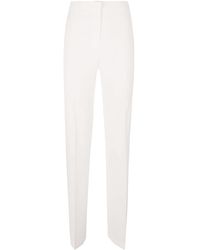 Pinko - Pressed-crease High-waisted Trousers - Lyst
