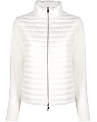 Moncler - Padded Wool Cardigan - Lyst