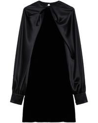 Max Mara - Velvet And Satin Dress Clothing - Lyst