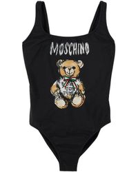 Moschino - "drawn Teddy Bear" One-piece Swimsuit - Lyst