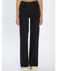 Mother - The Hustler Roller Sneak Denim Jeans - Lyst