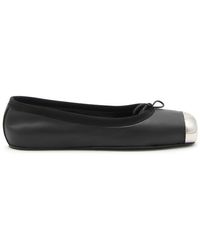 Alexander McQueen - Flat Shoes Black - Lyst