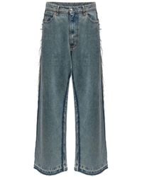 MM6 by Maison Martin Margiela - Denim Cotton Jeans - Lyst