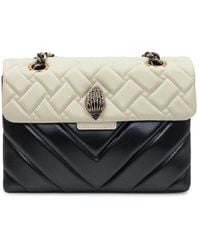 Kurt Geiger - Kurt Geiger Two-Tone Quilted Kensington Bag - Lyst