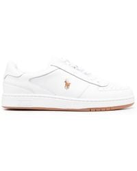Polo Ralph Lauren - Polo Court Low-top Leather Sneakers - Lyst