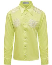 Bluemarble - Shirt With Embroidery - Lyst