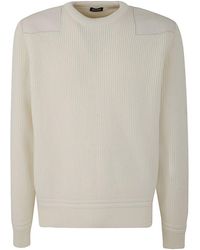 Zegna - Wool And Cashmere Crew Neck - Lyst