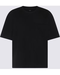 Lemaire - Cotton-Linen Blend T-Shirt - Lyst