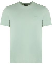 Zegna - Cotton Crew-neck T-shirt - Lyst