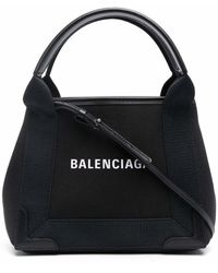 Balenciaga - Navy Xs Tote Bag - Lyst