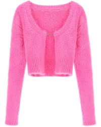 Jacquemus - La Maille Neve Cropped Top - Lyst