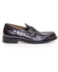 COLLEGE - Leather Moccasin - Lyst