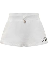 DSquared² - Icon Collection Be Icon Short Pants - Lyst