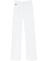Dolce & Gabbana - Destroyed-Effect Jeans - Lyst