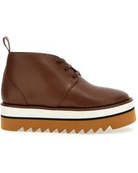 Stella McCartney - Lace Up Boots - Lyst