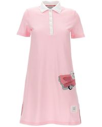 Thom Browne - Patch Polo Dress Dresses - Lyst