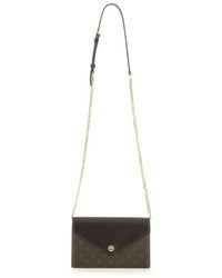 Tory Burch - "t Monogram" Wallet With Chain - Lyst