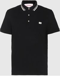 Valentino Garavani - Cotton Polo Shirt - Lyst