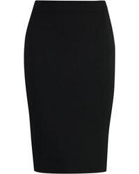 Saint Laurent - Wool Pencil Skirt - Lyst