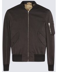 C.P. Company - Black Cotton Blend Utility Casual Jacket - Lyst
