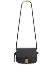 Pinko - Mini Saddle Bag Leather Crossbody Bag - Lyst