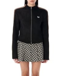 MISBHV - Faux Suede Moto Jacket - Lyst