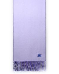 Burberry - Lilac Cashmere Scarf - Lyst