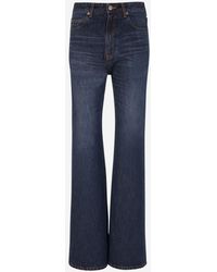 Balenciaga - Cotton Flare Jeans - Lyst