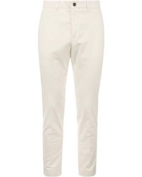 Peserico - Velvet Chino Trousers - Lyst