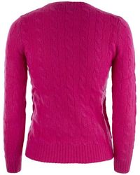 Polo Ralph Lauren - Wool And Cashmere Cable-Knit Sweater - Lyst