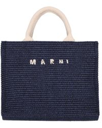 Marni - Small Logo Tote Bag - Lyst