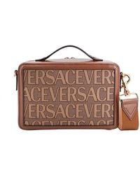 Versace - Canvas Messenger Bag - Lyst