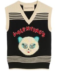 Valentino Garavani - Le Chat De La Maison Wool Vest - Lyst