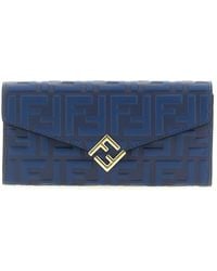 Fendi - 'continental Ff Diamonds' Wallet On Chain - Lyst