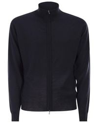 John Smedley - Extra Fine Merino Wool Cardigan - Lyst
