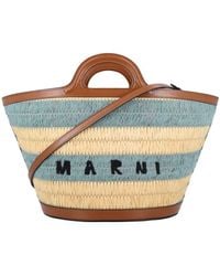 Marni - Tropicalia Raffia-Effect Small Bag - Lyst