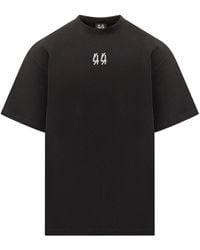 M44 LABEL GROUP - 44 Label Group Black Logo T-shirt - Lyst