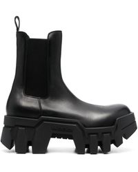 Balenciaga - Bulldozer Platform "Chelsea" Boots - Lyst