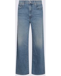 Mother - Light Cotton Denim Jeans - Lyst