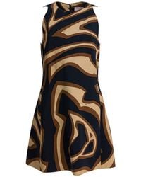 PUCCI - Mini Dress With "Labyrinth" Print - Lyst