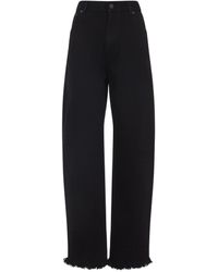 Phoebe Philo Frayed Hem Jeans in Blue Lyst UK Phoebe Philo Frayed Hem Jeans in Blue Lyst UK