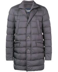 Herno Il Cappotto Down Jacket in Blue for Men | Lyst