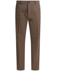 Burberry - Cotton Chino Pants - Lyst