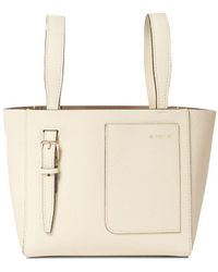 Valextra - "Soft Micro" Bucket Bag - Lyst