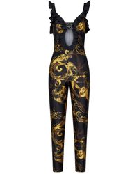 Versace - Watercolour Couture Jumpsuit - Lyst