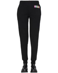 Moschino - JOGGING Pants With Logo Print - Lyst
